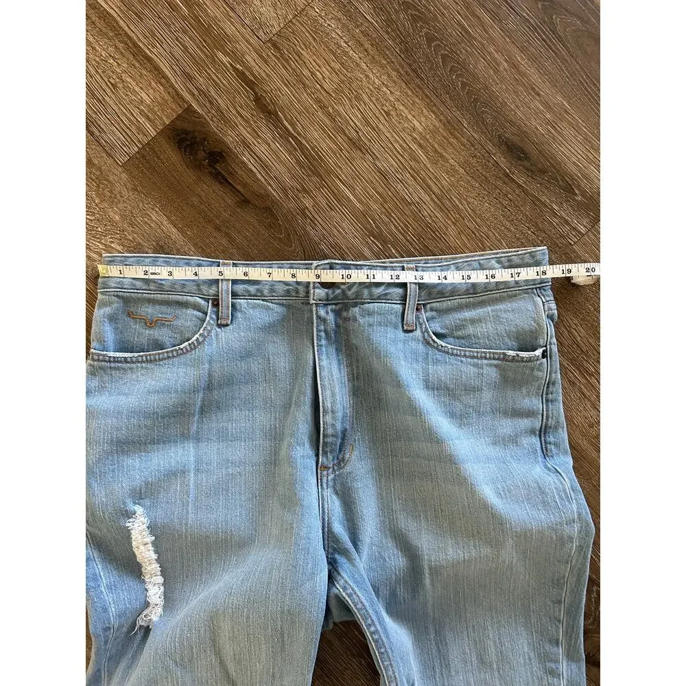 Kimes Ranch distressed boho western  women's flare Jennifer Jeans size 16/30 - Picture 4 of 7